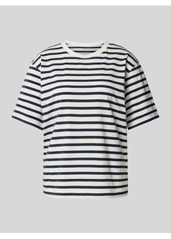 T-shirt typu oversized ze wzorem w paski ze sklepu Peek&Cloppenburg  w kategorii Bluzki damskie - zdjęcie 170473529