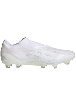 Buty piłkarskie adidas X Crazyfast.1 Ll Fg M GY7381 białe ze sklepu ButyModne.pl w kategorii Buty sportowe męskie - zdjęcie 170473976
