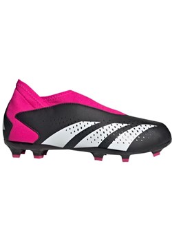 Buty piłkarskie adidas Predator Accuracy.3 Ll Fg Jr GW4606 czarne ze sklepu ButyModne.pl w kategorii Buty sportowe dziecięce - zdjęcie 170474009