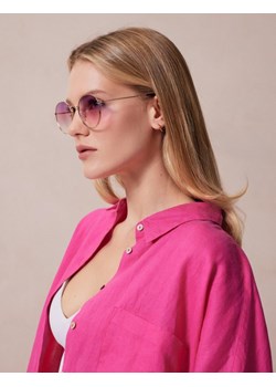 Okulary RAYLA Złoty - ze sklepu Diverse w kategorii Okulary przeciwsłoneczne damskie - zdjęcie 170474926