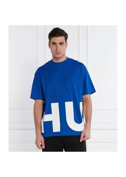 Hugo Blue T-shirt Nannavaro | Oversize fit ze sklepu Gomez Fashion Store w kategorii T-shirty męskie - zdjęcie 170475318