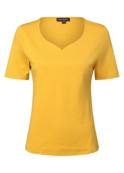Franco Callegari Koszulka damska Kobiety Bawełna żółty jednolity ze sklepu vangraaf w kategorii Bluzki damskie - zdjęcie 170476269