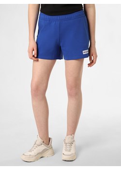 HUGO BLUE Damskie szorty dresowe - Classic Shorts_B_1 Kobiety Bawełna błękit królewski jednolity ze sklepu vangraaf w kategorii Szorty - zdjęcie 170476287