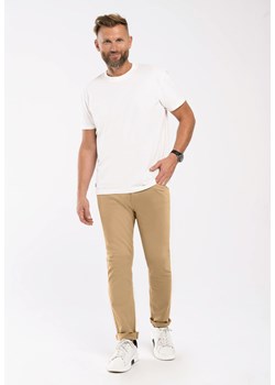 Beżowe jeansy, Slim Fit, D-QUBE ze sklepu Volcano.pl w kategorii Jeansy męskie - zdjęcie 170476347