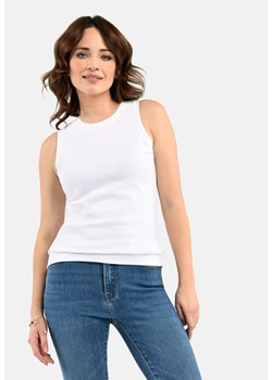 Prążkowany top, Slim Fit, T-DEMI ze sklepu Volcano.pl w kategorii Bluzki damskie - zdjęcie 170476425