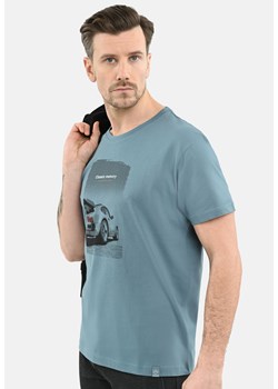 T-shirt z printem, Comfort Fit, T-MEMORY ze sklepu Volcano.pl w kategorii T-shirty męskie - zdjęcie 170476448