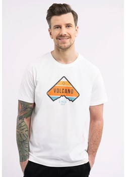 T-shirt z printem, Comfort Fit, T-VOLCANO ze sklepu Volcano.pl w kategorii T-shirty męskie - zdjęcie 170476477