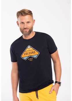 T-shirt z printem, Comfort Fit, T-VOLCANO ze sklepu Volcano.pl w kategorii T-shirty męskie - zdjęcie 170476479