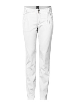 Heine Spodnie chino w kolorze białym ze sklepu Limango Polska w kategorii Spodnie damskie - zdjęcie 170476596