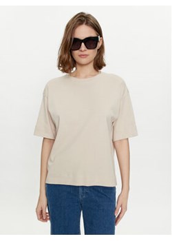 Vero Moda T-Shirt Didde 10301183 Beżowy Loose Fit ze sklepu MODIVO w kategorii Bluzki damskie - zdjęcie 170477025
