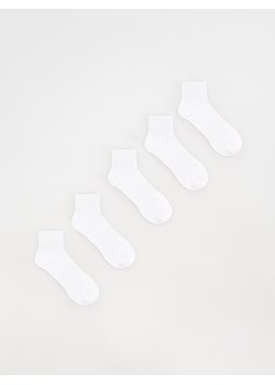 Reserved - 5 pack skarpet - biały ze sklepu Reserved w kategorii Skarpetki męskie - zdjęcie 170477946