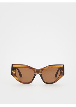 Reserved - Okulary przeciwsłoneczne - brązowy ze sklepu Reserved w kategorii Okulary przeciwsłoneczne damskie - zdjęcie 170478068