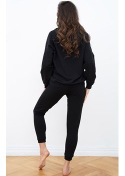 Komplet damski czarny długi rękaw i długie spodnie Parma, Kolor czarny, Rozmiar S, Italian Fashion - id: 183895 - marki Italian Fashion - 170480088 Komplet damski czarny długi rękaw i długie spodnie Parma, Kolor czarny, Rozmiar S, Italian Fashion ze sklepu Intymna w kategorii Piżamy damskie - zdjęcie 170480088