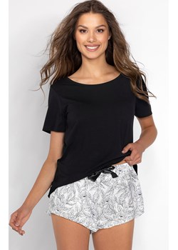 Dwuczęściowa piżama damska Diune, Kolor czarno-biały, Rozmiar S, Momenti per me ze sklepu Intymna w kategorii Piżamy damskie - zdjęcie 170480127