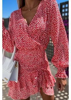 Sukienka DOVELPA RED ze sklepu Ivet Shop w kategorii Sukienki - zdjęcie 170492208