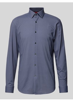 Koszula biznesowa o kroju slim fit ze wzorem na całej powierzchni model ‘Kenno’ ze sklepu Peek&Cloppenburg  w kategorii Koszule męskie - zdjęcie 170492459