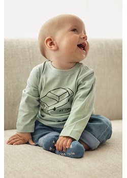 Bawełniana bluzka niemowlęca z Autem ze sklepu 5.10.15 w kategorii Kaftaniki i bluzki - zdjęcie 170492769