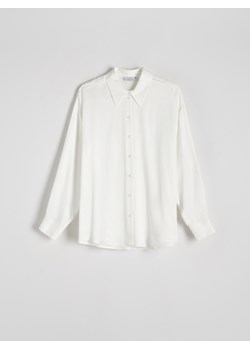 Reserved - Koszula z wiskozy - złamana biel ze sklepu Reserved w kategorii Koszule damskie - zdjęcie 170493755