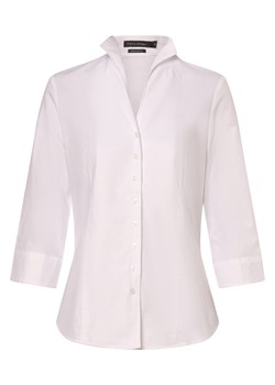 Franco Callegari Bluzka damska Kobiety Bawełna biały wypukły wzór tkaniny ze sklepu vangraaf w kategorii Koszule damskie - zdjęcie 170494129