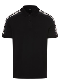 Armani Exchange Męska koszulka polo Mężczyźni Bawełna granatowy jednolity ze sklepu vangraaf w kategorii T-shirty męskie - zdjęcie 170494159