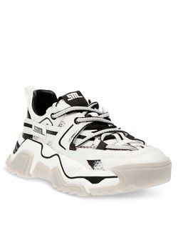 Sneakersy Steve Madden Kingdom-E Sneaker SM19000086-04005-638 Grey/Black ze sklepu eobuwie.pl w kategorii Buty sportowe damskie - zdjęcie 170495489