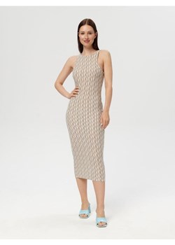 Sinsay - Sukienka midi ze wzorem - wielobarwny ze sklepu Sinsay w kategorii Sukienki - zdjęcie 170498386