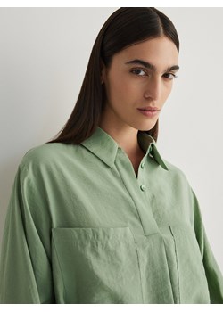 Reserved - Koszula z modalu - jasnozielony ze sklepu Reserved w kategorii Koszule damskie - zdjęcie 170499305