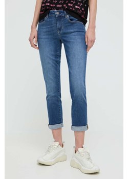 Liu Jo jeansy damskie kolor niebieski ze sklepu ANSWEAR.com w kategorii Jeansy damskie - zdjęcie 170501546