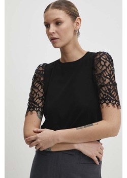 Answear Lab bluzka damska kolor czarny gładka ze sklepu ANSWEAR.com w kategorii Bluzki damskie - zdjęcie 170501736