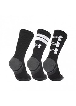 Skarpetki treningowe uniseks (3-pack) Under Armour UA Perf Tech Nov Crew - czarne ze sklepu Sportstylestory.com w kategorii Skarpetki damskie - zdjęcie 170502505