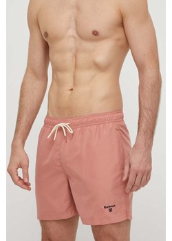 Barbour szorty kąpielowe kolor różowy MSW0064 ze sklepu PRM w kategorii Kąpielówki - zdjęcie 170502997