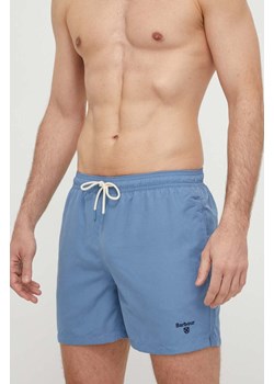Barbour szorty kąpielowe kolor niebieski ze sklepu PRM w kategorii Kąpielówki - zdjęcie 170502999