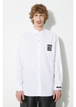 Undercover koszula Shirt męska kolor biały relaxed z kołnierzykiem klasycznym UC1D4404 ze sklepu PRM w kategorii Koszule męskie - zdjęcie 170503166