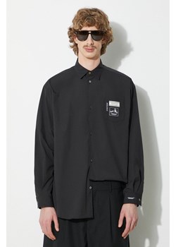 Undercover koszula Shirt męska kolor czarny relaxed z kołnierzykiem klasycznym UC1D4404 ze sklepu PRM w kategorii Koszule męskie - zdjęcie 170503168