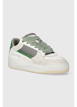 Filling Pieces sneakersy skórzane Avenue Isla kolor zielony 52133913037 ze sklepu PRM w kategorii Buty sportowe damskie - zdjęcie 170503268