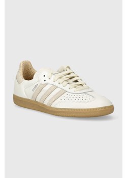 adidas Originals sneakersy skórzane Samba OG kolor biały IG1376 ze sklepu PRM w kategorii Buty sportowe męskie - zdjęcie 170503288