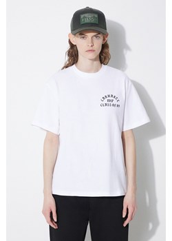 Carhartt WIP t-shirt bawełniany S/S Class of 89 T-Shirt kolor biały I033192.00AGD ze sklepu PRM w kategorii Bluzki damskie - zdjęcie 170503508