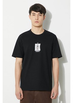 C.P. Company t-shirt bawełniany Mercerized Jersey Twisted Graphic męski kolor czarny z nadrukiem 16CMTS163A006203W ze sklepu PRM w kategorii T-shirty męskie - zdjęcie 170503555