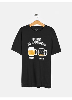 GATE T-shirt z nadrukiem o regularnym kroju S ze sklepu gateshop w kategorii T-shirty męskie - zdjęcie 170505259