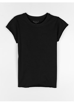 GATE Bawełniana koszulka basic z niewykończonym brzegiem 34 ze sklepu gateshop w kategorii Bluzki damskie - zdjęcie 170505336