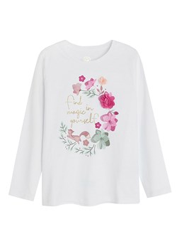 COOL CLUB Koszulka w kolorze białym ze sklepu Limango Polska w kategorii Bluzki dziewczęce - zdjęcie 170506067