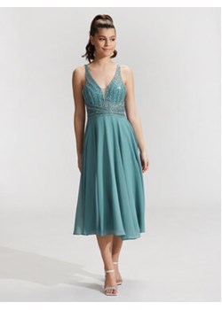 Swing Sukienka koktajlowa 5AG012HK Niebieski Regular Fit ze sklepu MODIVO w kategorii Sukienki - zdjęcie 170507049