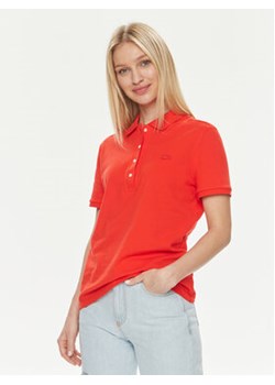 Lacoste Polo PF5462 Czerwony Regular Fit ze sklepu MODIVO w kategorii Bluzki damskie - zdjęcie 170507075