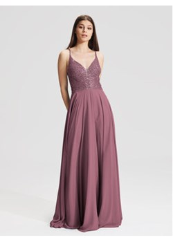 Swing Sukienka wieczorowa 5AC105HK Fioletowy Regular Fit ze sklepu MODIVO w kategorii Sukienki - zdjęcie 170507137