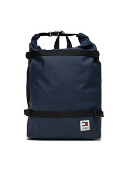 Tommy Jeans Plecak Tjm Daily + Rolltop Backpack AM0AM12120 Granatowy ze sklepu MODIVO w kategorii Plecaki - zdjęcie 170507176