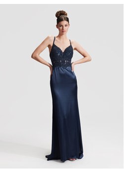 Swing Sukienka wieczorowa 5AG030HK Granatowy Slim Fit ze sklepu MODIVO w kategorii Sukienki - zdjęcie 170507219
