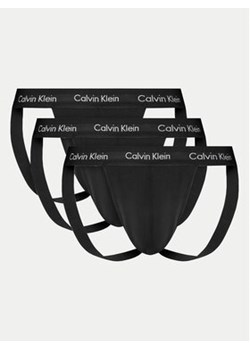 Calvin Klein Underwear Komplet 3 par stringów 000NB2623A Czarny ze sklepu MODIVO w kategorii Majtki męskie - zdjęcie 170507279