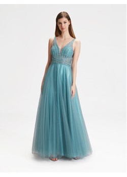 Swing Sukienka wieczorowa 5AG013HK Niebieski Regular Fit ze sklepu MODIVO w kategorii Sukienki - zdjęcie 170507356