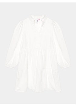 Vero Moda Girl Sukienka 10284629 Biały Regular Fit ze sklepu MODIVO w kategorii Sukienki dziewczęce - zdjęcie 170507359