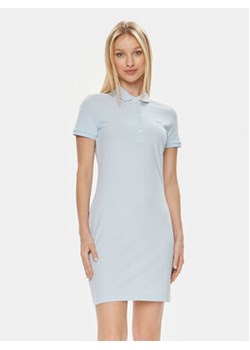 Lacoste Sukienka codzienna EF5473 Niebieski Slim Fit ze sklepu MODIVO w kategorii Sukienki - zdjęcie 170507457